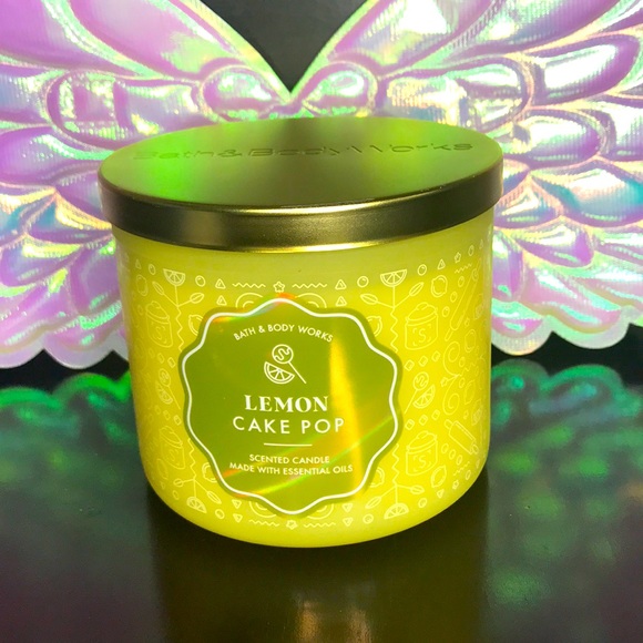 BBW 3 wick candle Lemon Cake Pop